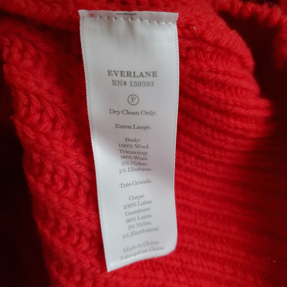 Everlane Wool Rib Turtleneck Sweater NEW - Picture 6 of 7